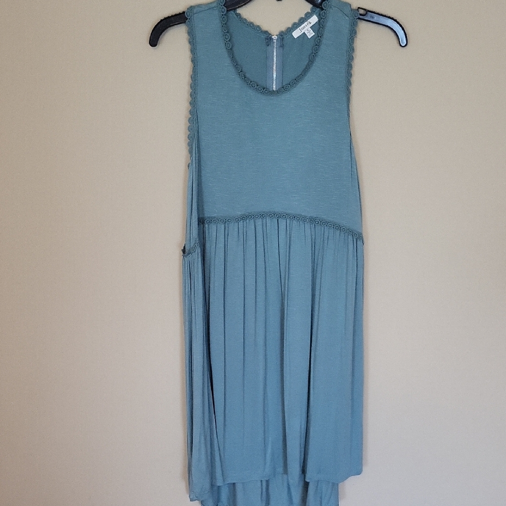 JODIFL Teal Sleeveless Dress